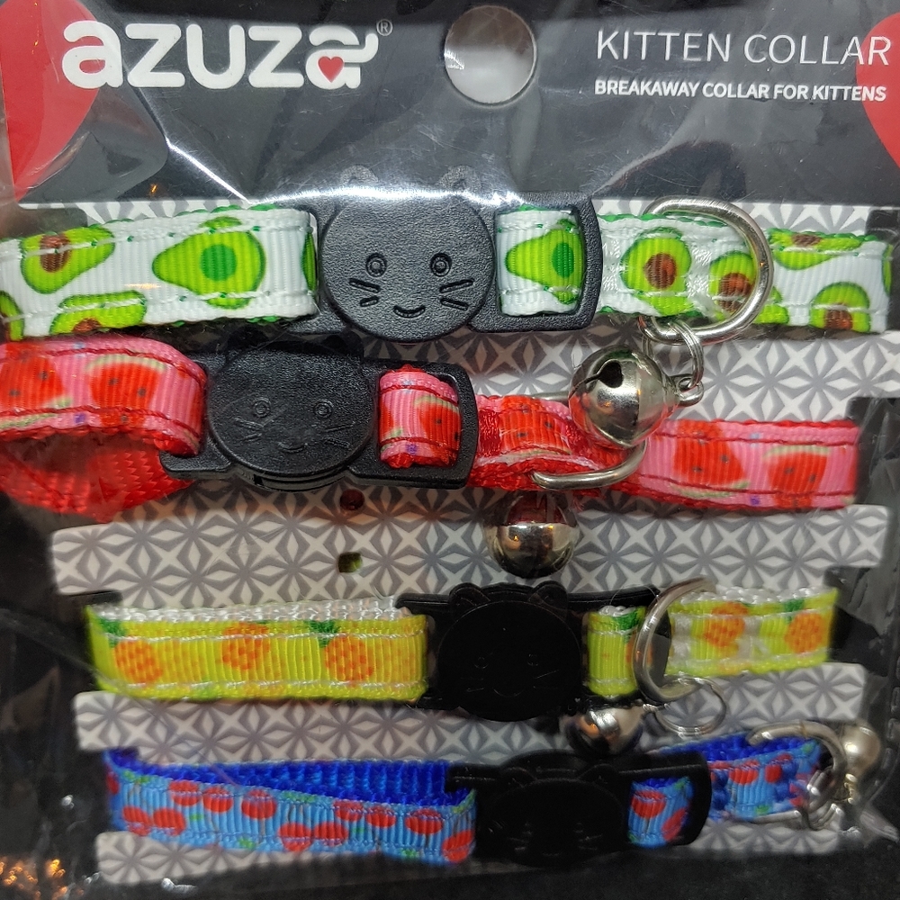NEW Breakaway Kitten Collars Set of 4